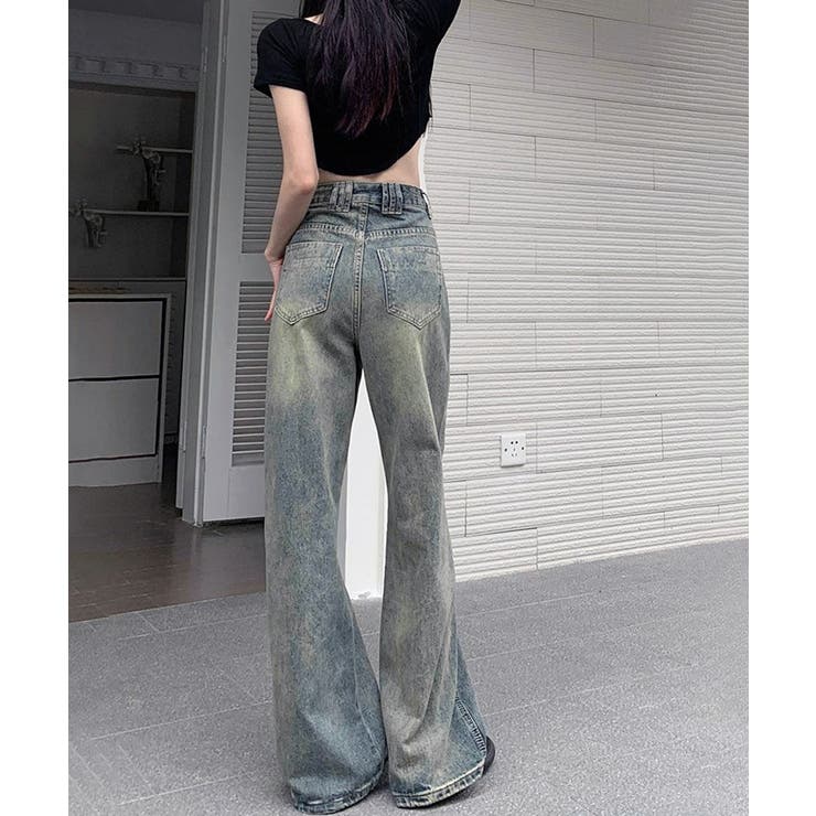 ヴィンテージデニムパンツ レディース韓国 | SUNSHINE CLOSET | 詳細画像3 