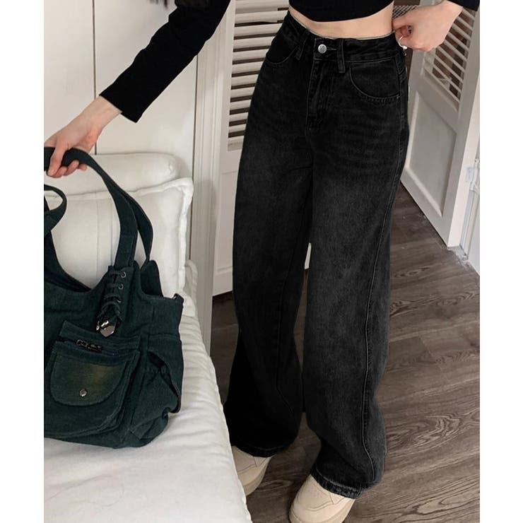 ヴィンテージデニムパンツ レディース韓国 | SUNSHINE CLOSET | 詳細画像8 