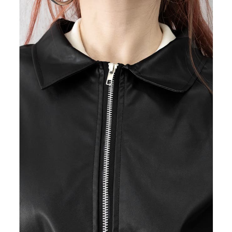 ダブルジップ ライダースジャケット韓国風 | SUNSHINE CLOSET | 詳細画像19