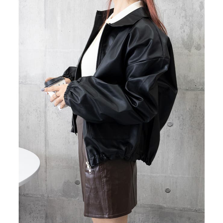 ダブルジップ ライダースジャケット韓国風 | SUNSHINE CLOSET | 詳細画像20