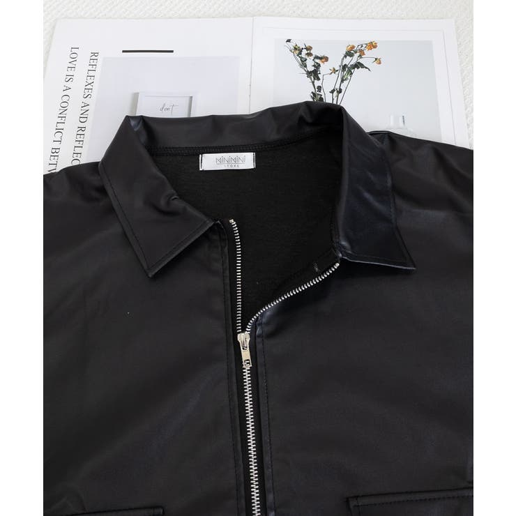 ダブルジップ ライダースジャケット韓国風 | SUNSHINE CLOSET | 詳細画像26