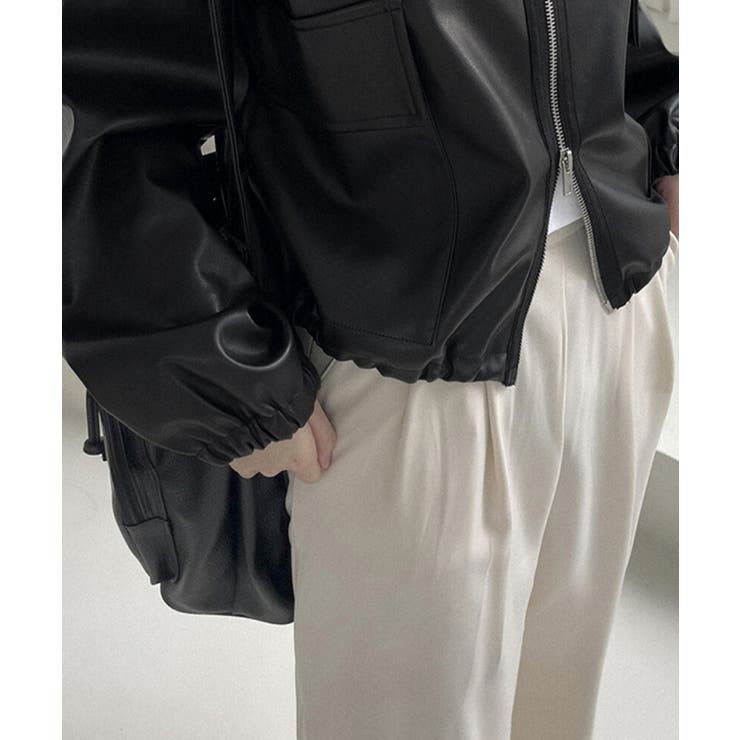 ダブルジップ ライダースジャケット韓国風 | SUNSHINE CLOSET | 詳細画像7