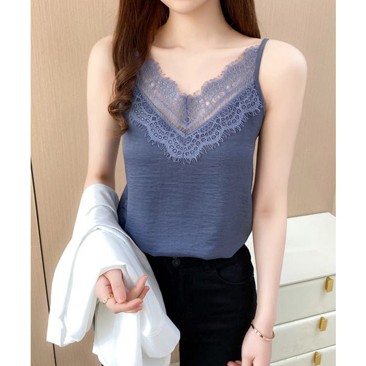 大人フェミニンレースインナーレディース ノースリーブトップスきれいめ夏服 韓国風… | SUNSHINE CLOSET | 詳細画像12 
