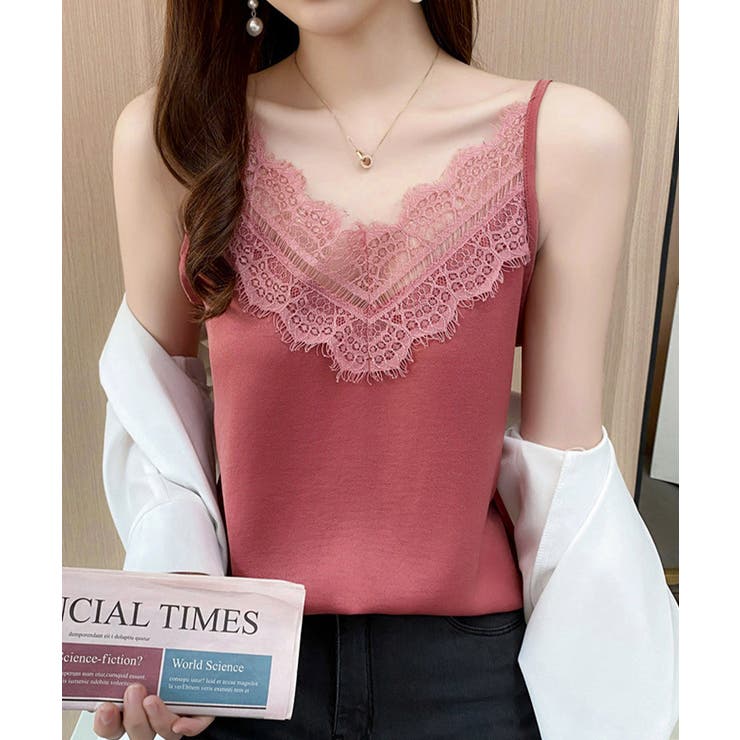 大人フェミニンレースインナーレディース ノースリーブトップスきれいめ夏服 韓国風… | SUNSHINE CLOSET | 詳細画像21 
