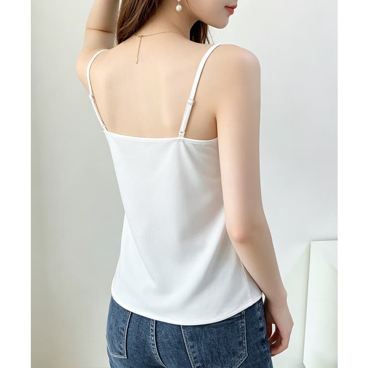 大人フェミニンレースインナーレディース ノースリーブトップスきれいめ夏服 韓国風… | SUNSHINE CLOSET | 詳細画像8 