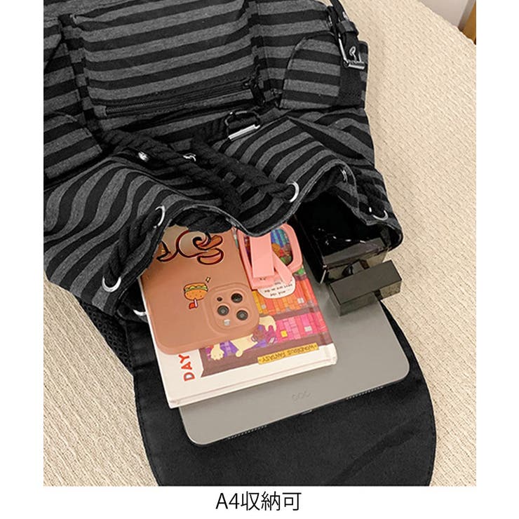 おしゃれ肩掛け鞄レディース軽量大容量 巾着リュック大人かわいい カジュアルデイバ… | SUNSHINE CLOSET | 詳細画像25 