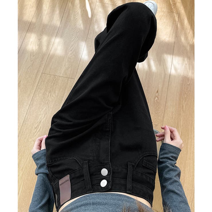 ハイウエスト デニムパンツ ダブルボタン | SUNSHINE CLOSET | 詳細画像23 