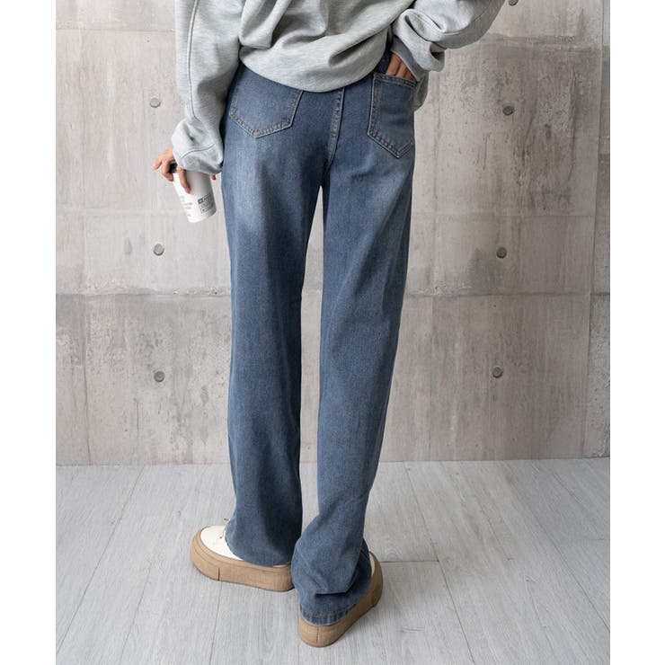 ハイウエスト デニムパンツ ダブルボタン | SUNSHINE CLOSET | 詳細画像27 