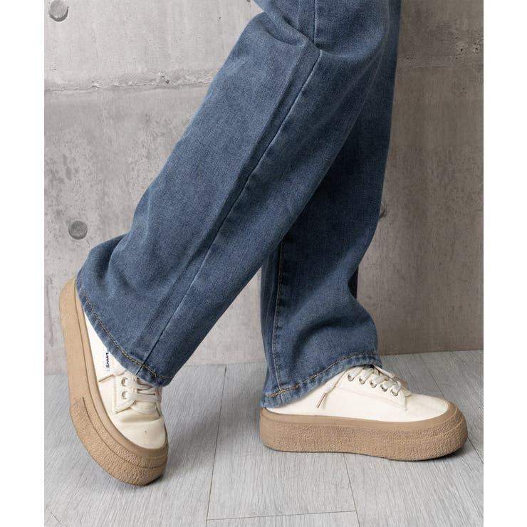 ハイウエスト デニムパンツ ダブルボタン | SUNSHINE CLOSET | 詳細画像29 