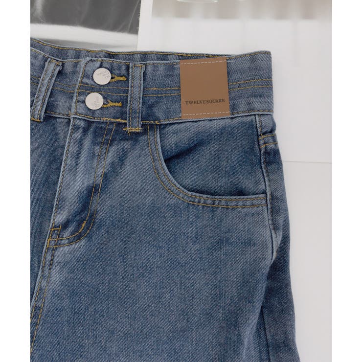 ハイウエスト デニムパンツ ダブルボタン | SUNSHINE CLOSET | 詳細画像31 