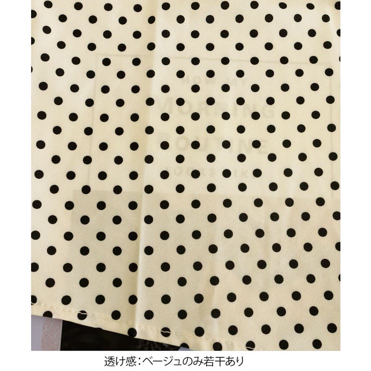 ドット柄ブラウス水玉 カジュアルきれいめ 大人可愛いとろみブラウス | SUNSHINE CLOSET | 詳細画像31 