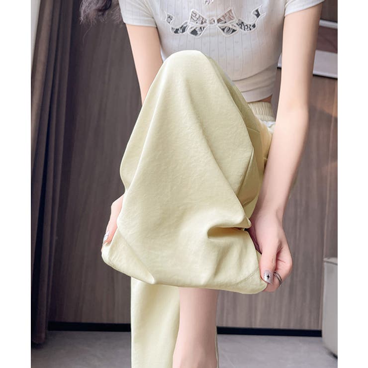 レース付きワイドパンツ イージーパンツ夏 | SUNSHINE CLOSET | 詳細画像21 