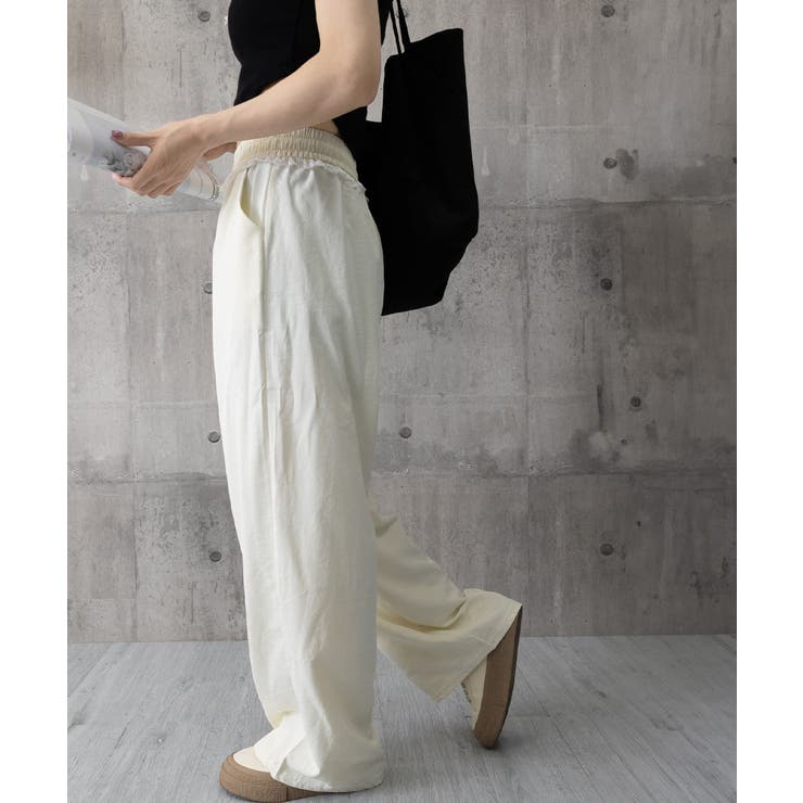 レース付きワイドパンツ イージーパンツ夏 | SUNSHINE CLOSET | 詳細画像27 