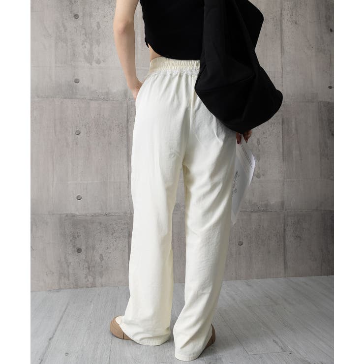 レース付きワイドパンツ イージーパンツ夏 | SUNSHINE CLOSET | 詳細画像32 