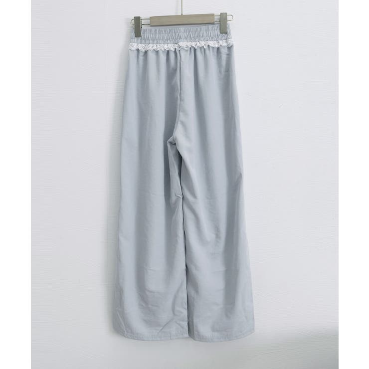 レース付きワイドパンツ イージーパンツ夏 | SUNSHINE CLOSET | 詳細画像34 