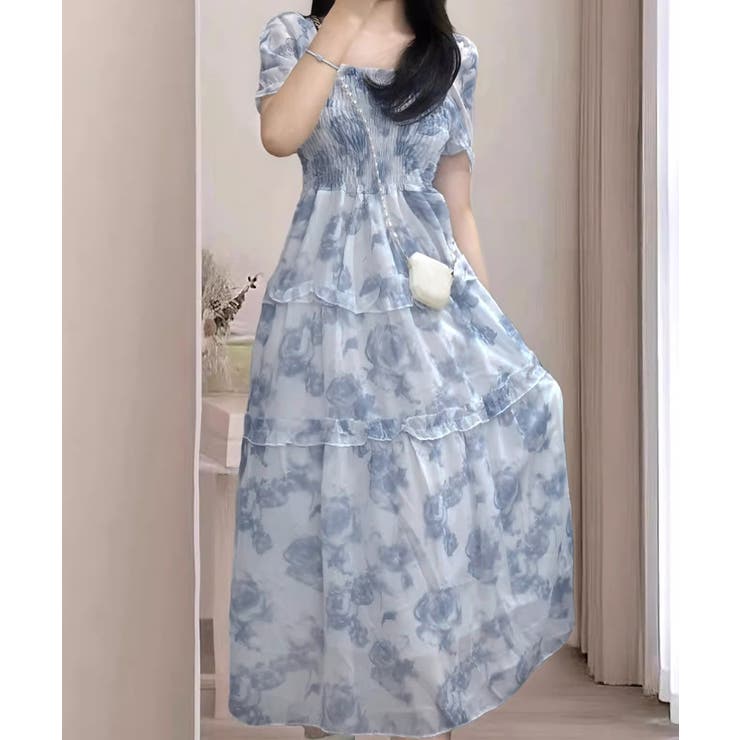 ティアードロングワンピースレディース夏服 | SUNSHINE CLOSET | 詳細画像10 