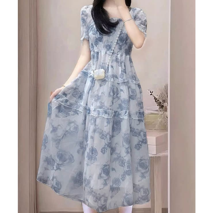 ティアードロングワンピースレディース夏服 | SUNSHINE CLOSET | 詳細画像11 