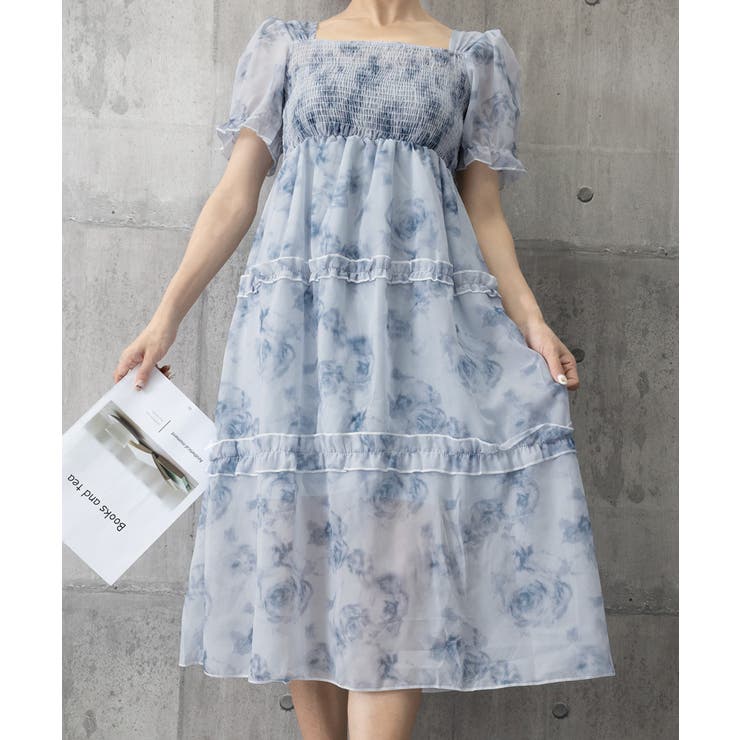 ティアードロングワンピースレディース夏服 | SUNSHINE CLOSET | 詳細画像13 