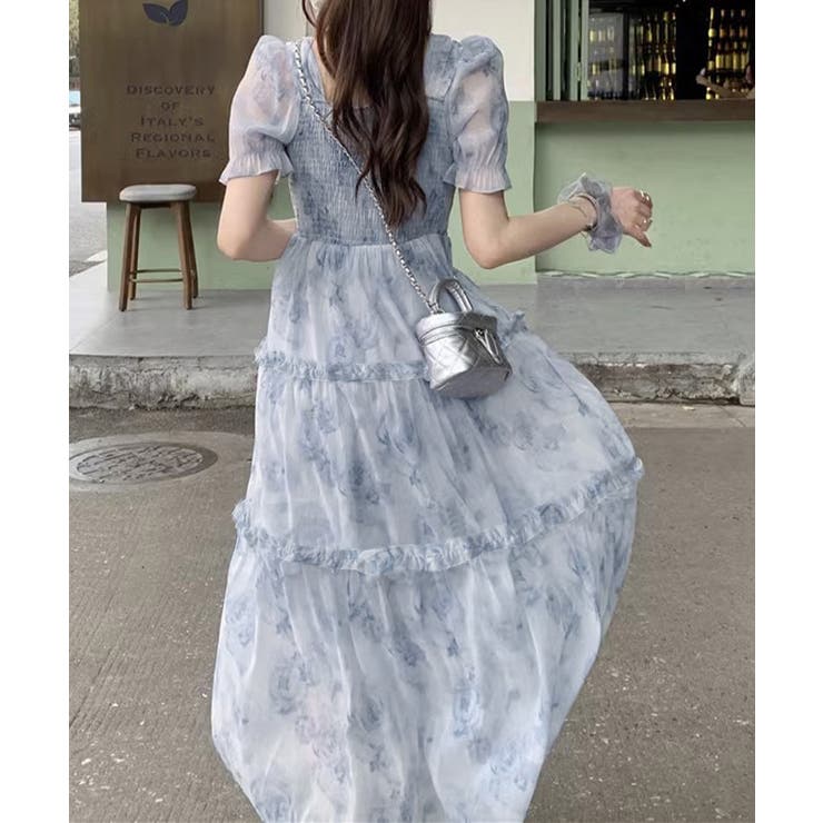 ティアードロングワンピースレディース夏服 | SUNSHINE CLOSET | 詳細画像4 