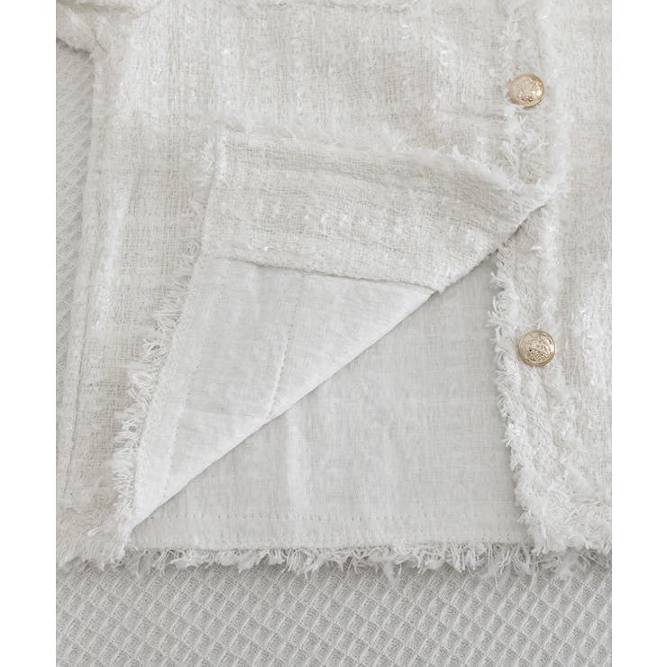 半袖ツイード風ジャケット レディース夏服 | SUNSHINE CLOSET | 詳細画像27 