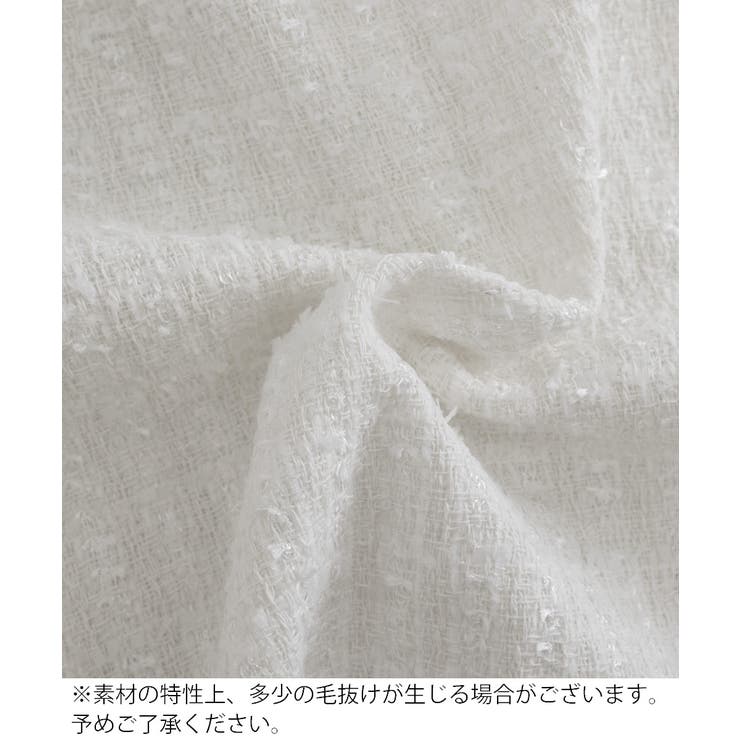 半袖ツイード風ジャケット レディース夏服 | SUNSHINE CLOSET | 詳細画像30 