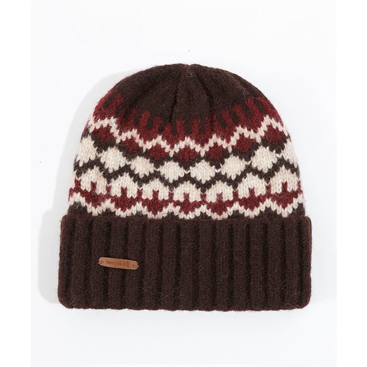 フェアアイル柄ニット帽防寒ニットキャップ | SUNSHINE CLOSET | 詳細画像14 