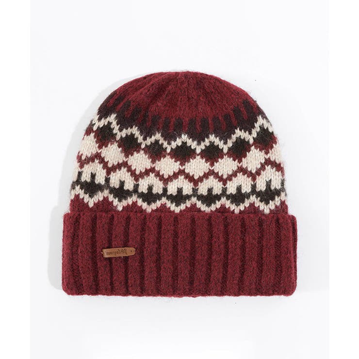 フェアアイル柄ニット帽防寒ニットキャップ | SUNSHINE CLOSET | 詳細画像15 