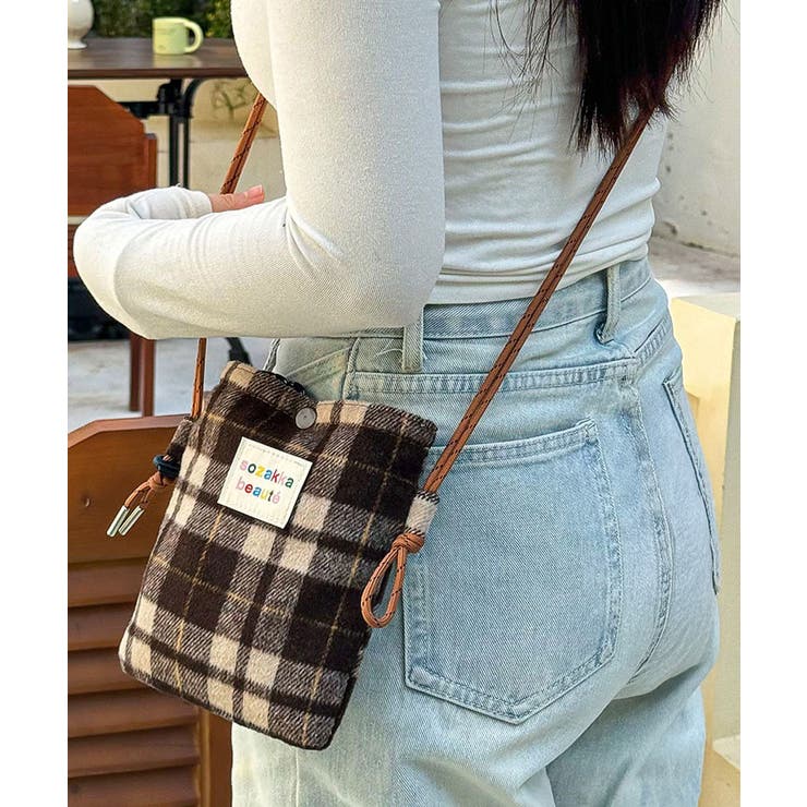 ウールタッチショルダーバッグ ポシェット | SUNSHINE CLOSET | 詳細画像1 