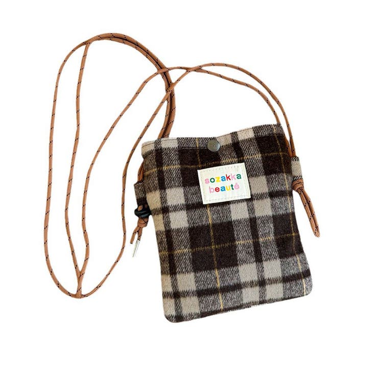 ウールタッチショルダーバッグ ポシェット | SUNSHINE CLOSET | 詳細画像17 