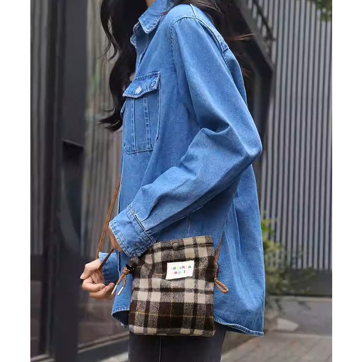 ウールタッチショルダーバッグ ポシェット | SUNSHINE CLOSET | 詳細画像2 