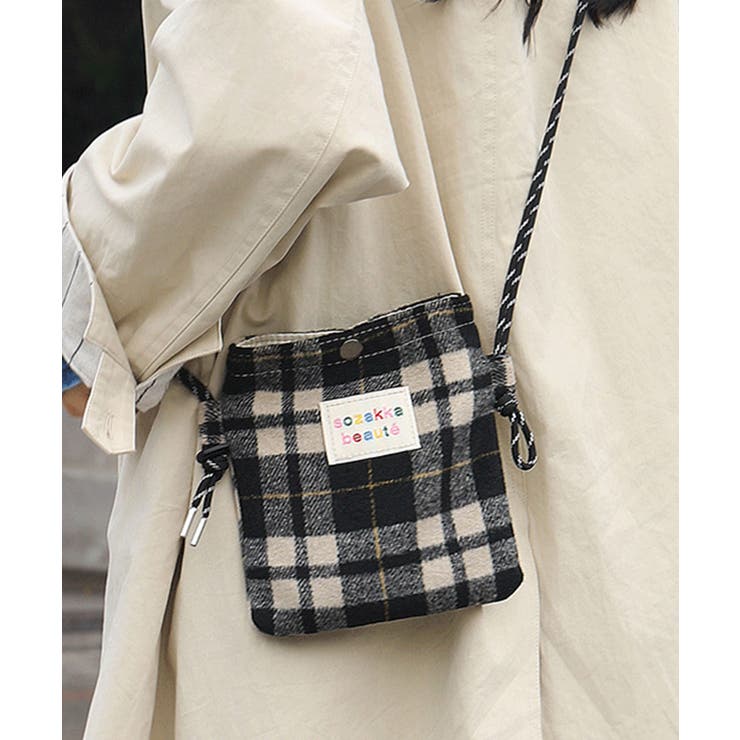 ウールタッチショルダーバッグ ポシェット | SUNSHINE CLOSET | 詳細画像3 