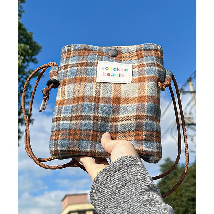 ウールタッチショルダーバッグ ポシェット | SUNSHINE CLOSET | 詳細画像8 