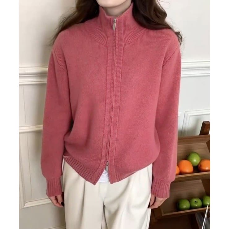 ダブルジップニットカーディガンレディース | SUNSHINE CLOSET | 詳細画像11 