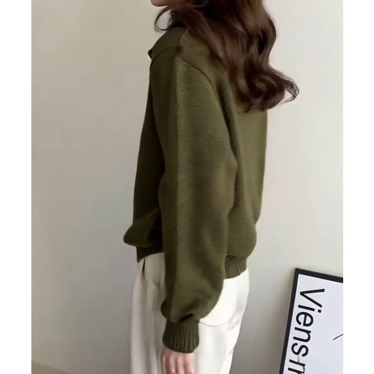 ダブルジップニットカーディガンレディース | SUNSHINE CLOSET | 詳細画像7 