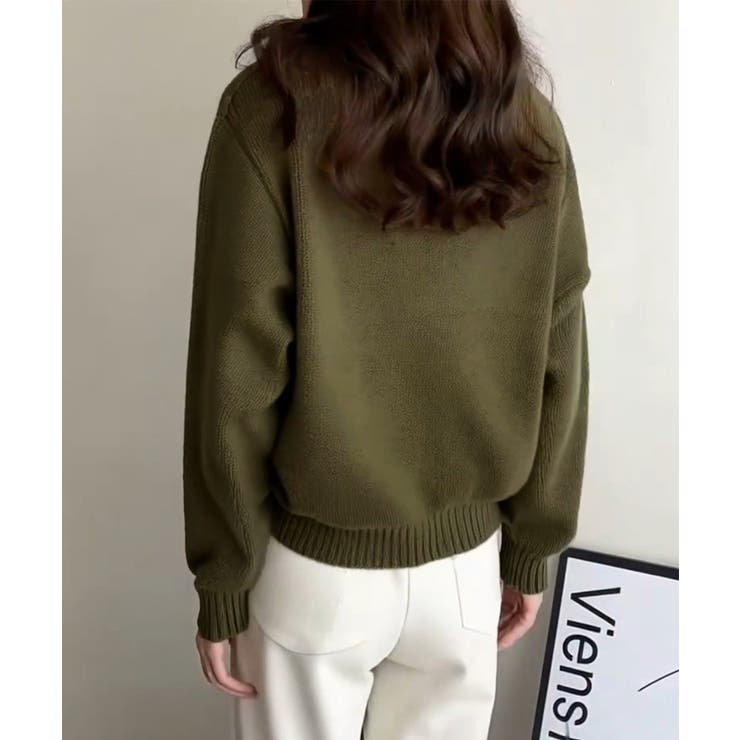 ダブルジップニットカーディガンレディース | SUNSHINE CLOSET | 詳細画像8 