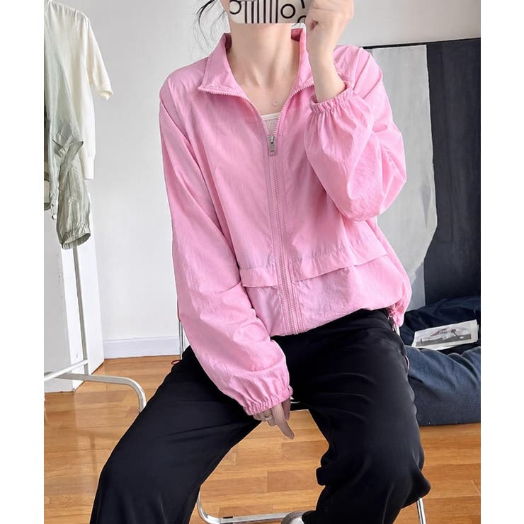 長袖ジップパーカーレディース 春夏薄手シアーカーディガン 体型カバーラッシュガー… | SUNSHINE CLOSET | 詳細画像14 