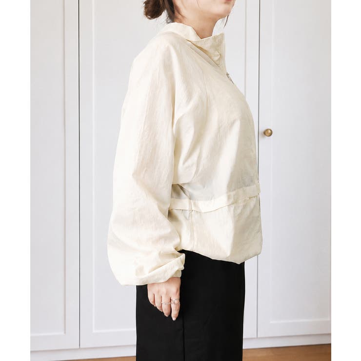 長袖ジップパーカーレディース 春夏薄手シアーカーディガン 体型カバーラッシュガー… | SUNSHINE CLOSET | 詳細画像7 