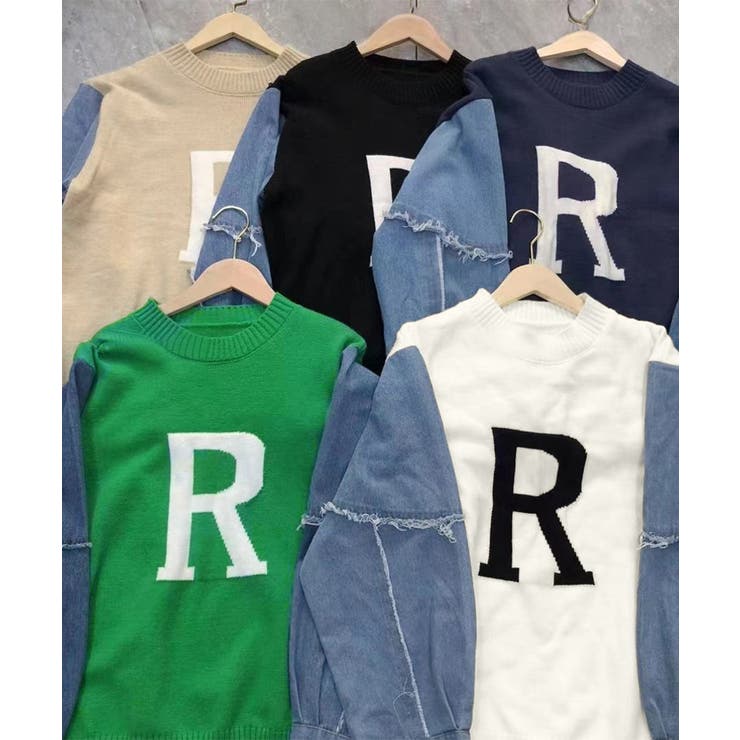 ドッキングニット デニムシャツ 切り替え | SUNSHINE CLOSET | 詳細画像13 