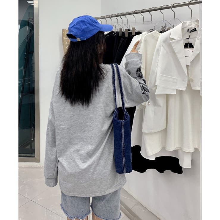 ロゴトレーナー 韓国風 ビッグシルエット | SUNSHINE CLOSET | 詳細画像11 