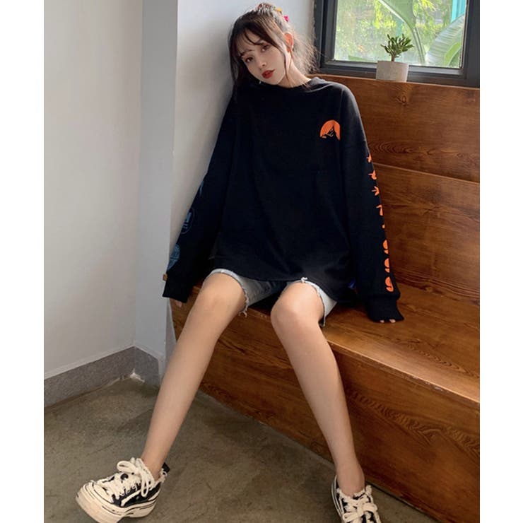 ロゴトレーナー 韓国風 ビッグシルエット | SUNSHINE CLOSET | 詳細画像13 