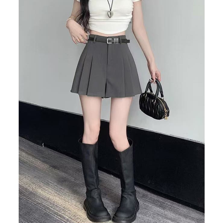 ハイウエストキュロット 美脚脚長短パン 大人可愛い | SUNSHINE CLOSET | 詳細画像11 