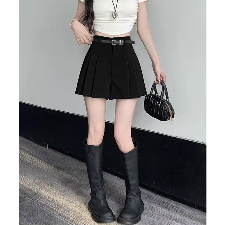 ハイウエストキュロット 美脚脚長短パン 大人可愛い | SUNSHINE CLOSET | 詳細画像12 