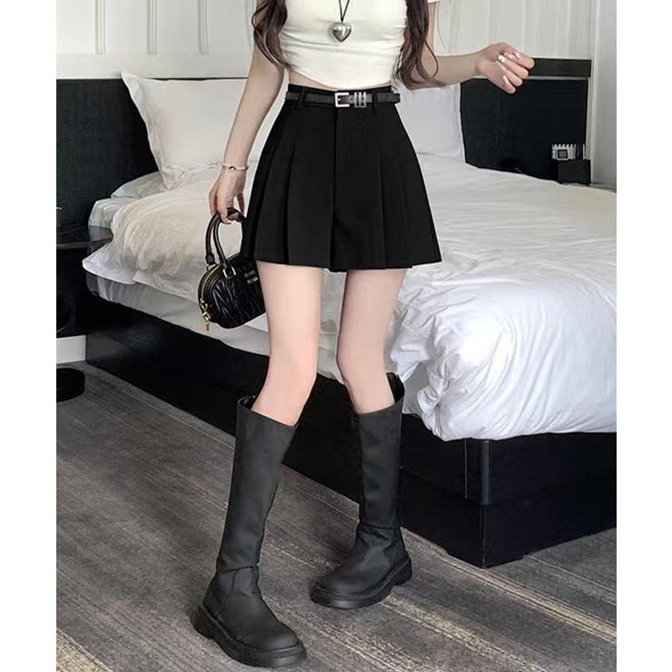 ハイウエストキュロット 美脚脚長短パン 大人可愛い | SUNSHINE CLOSET | 詳細画像13 