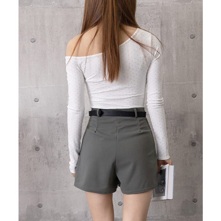 ハイウエストキュロット 美脚脚長短パン 大人可愛い | SUNSHINE CLOSET | 詳細画像16 