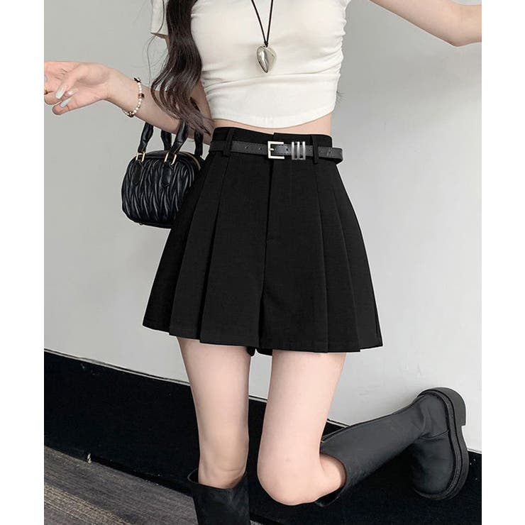 ハイウエストキュロット 美脚脚長短パン 大人可愛い | SUNSHINE CLOSET | 詳細画像7 