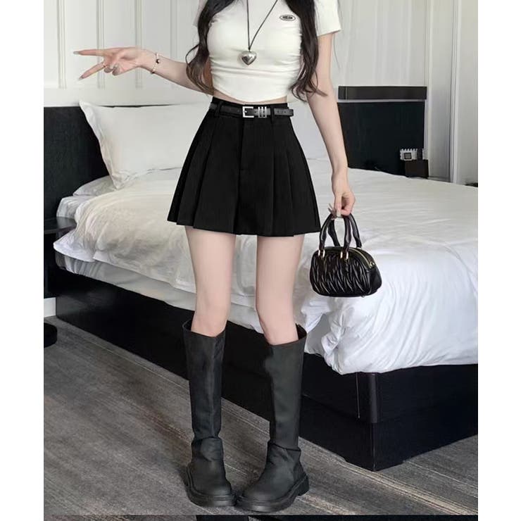 ハイウエストキュロット 美脚脚長短パン 大人可愛い | SUNSHINE CLOSET | 詳細画像8 