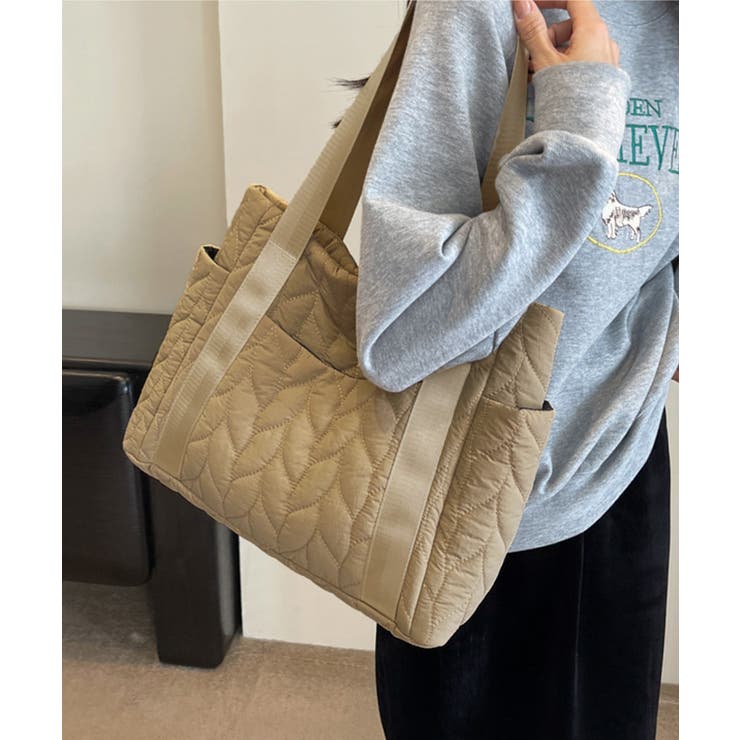 キルティングトートバッグ 韓国風鞄 軽量 | SUNSHINE CLOSET | 詳細画像11 