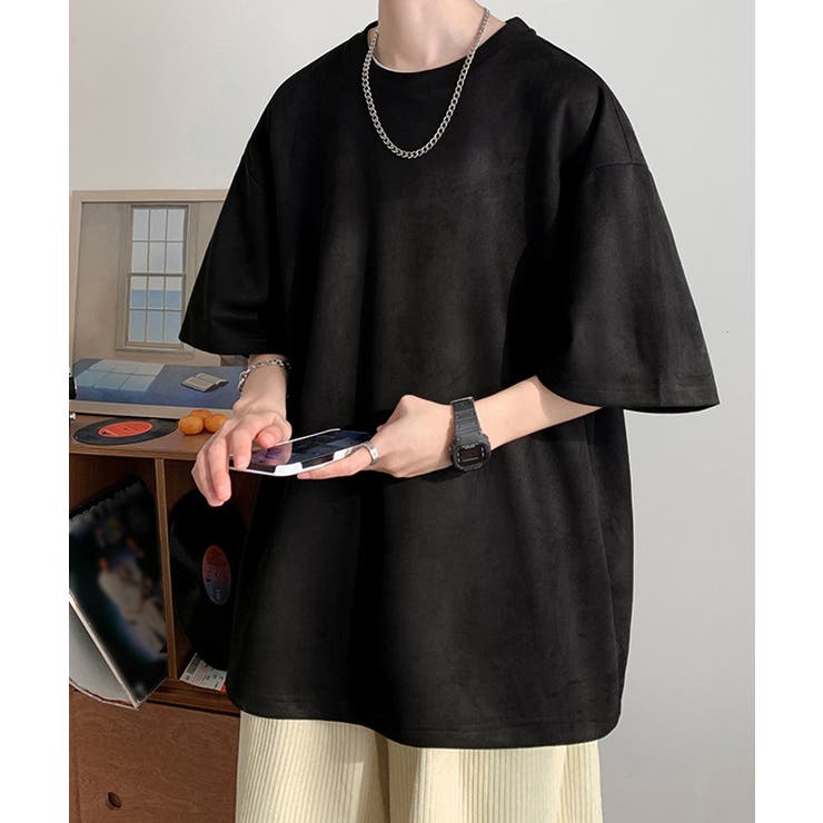 メンズtシャツ 半袖 スエード調Tシャツ | SUNSHINE CLOSET | 詳細画像1 