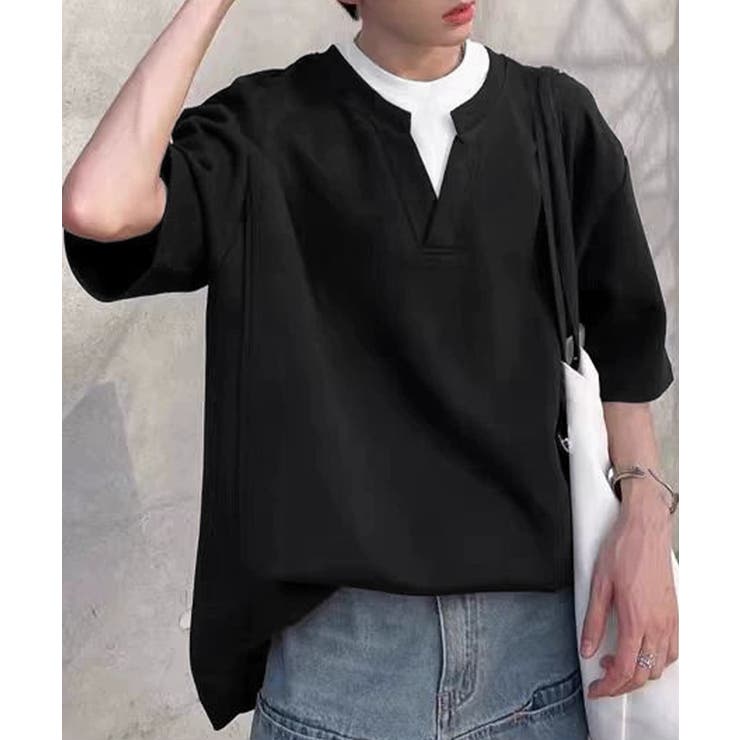 半袖Tシャツ メンズ 重ね着風カットソー | SUNSHINE CLOSET | 詳細画像2 