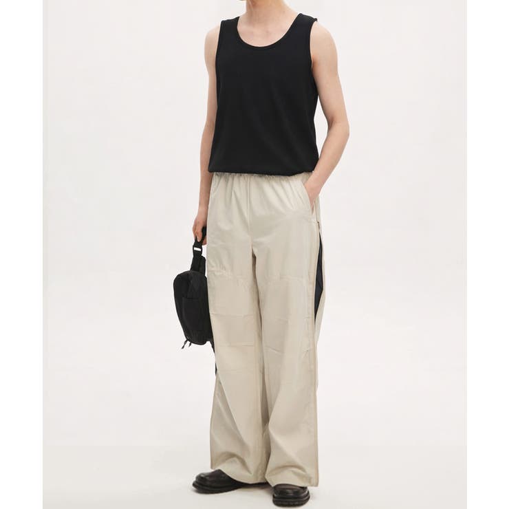 韓国風ノースリーブTシャツメンズ無地 ゆったりトップスおしゃれ 肩出しトップス男… | SUNSHINE CLOSET | 詳細画像11 